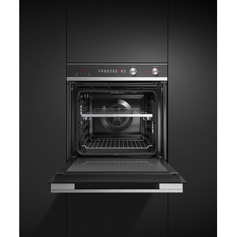 Fisher Paykel Series 7 Contemporary 24" 3.0 cu. ft. Black with 9 Functions Self Clean Single Wall Oven — thumbnail 2