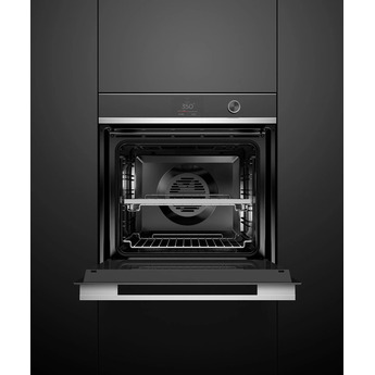 Fisher Paykel Series 9 Contemporary 24" 3.0 cu. ft. Stainless Steel Touchscreen & Knob Control with 16 Functions Self Clean Single Wall Oven — thumbnail 3