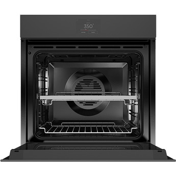Fisher Paykel OB24SMPTNB1 24 Inch Series 9 Minimal Handleless Self-Cleaning Oven: Black Black Glass — thumbnail 2