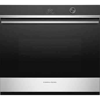 Fisher Paykel Series 9 Contemporary 30" 4.1 cu. ft. Stainless Steel Touchscreen & Knob Control with 17 Functions Self Clean Single Wall Oven