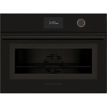Fisher Paykel OM24NMTDB1 24 Inch Convection Speed Oven, 22 Function, Touch Screen Black Glass