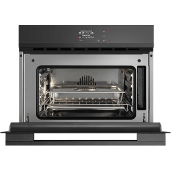 Fisher Paykel Series 9 Minimal 30" 1.3 cu. ft. Black with 9 Functions Combination Steam Oven - Convection — thumbnail 2