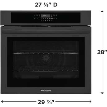 Frigidaire 30 Inch Built-In Electric Single Wall Oven: Black — thumbnail 3