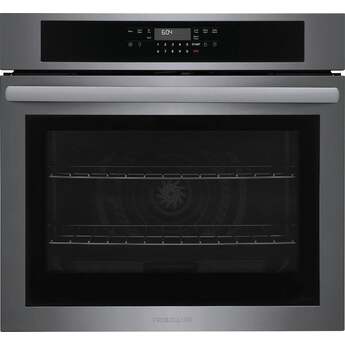 Frigidaire 30 Inch Built-In Electric Single Wall Oven: Black Stainless Steel