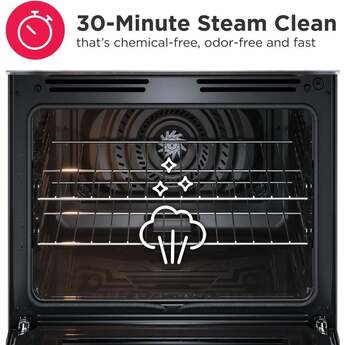Frigidaire 30 Inch Built-In Electric Single Wall Oven: Black Stainless Steel — thumbnail 2