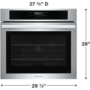 Frigidaire 30 Inch Built-In Electric Single Wall Oven: Stainless Steel — thumbnail 7