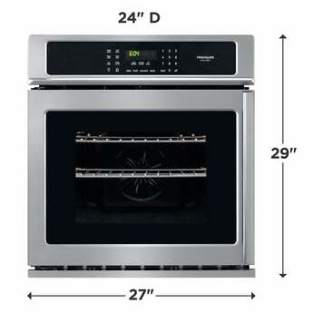 Frigidaire Gallery 27" Stainless Steel Electric Single Wall Oven - Convection - ADA Compliant — thumbnail 3