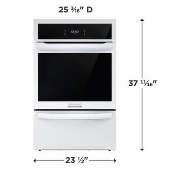 Frigidaire GCWG2438AW Gallery Series 24 Inch Gas Single Wall Oven — thumbnail 2