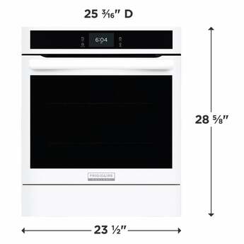 Frigidaire GCWS2438AW Gallery Series 24 Inch 2.8 cu. ft. Total Capacity Electric Single Wall Steam Oven in White — thumbnail 13