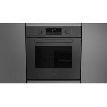 Fulgor Milano F1MSM24MB1 24 Inch Matteo 100 Series Convection Single Oven, Euro Height, Easy Matte Black