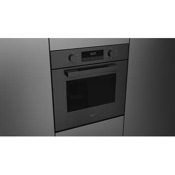 Fulgor Milano F1MSM24MB1 24 Inch Matteo 100 Series Convection Single Oven, Euro Height, Easy Matte Black — thumbnail 3