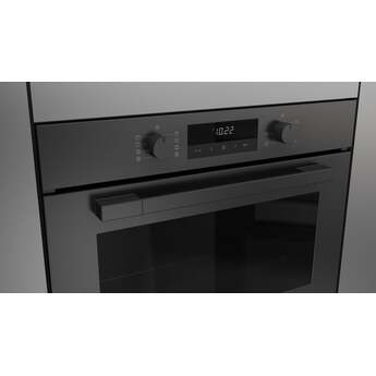 Fulgor Milano F1MSM30MB1 30 Inch Matteo 100 Series Convection Single Oven, Euro Height, Easy Matte Black — thumbnail 2