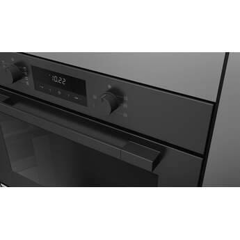 Fulgor Milano F1MSM30MB1 30 Inch Matteo 100 Series Convection Single Oven, Euro Height, Easy Matte Black — thumbnail 3