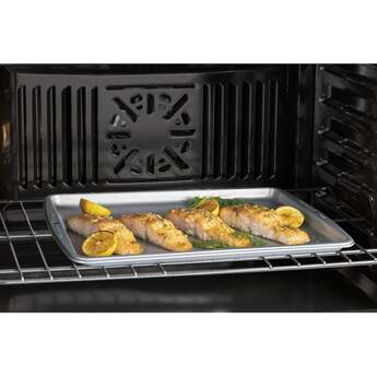 GE 27 Inch Smart Built-In Wall Oven with 4.3 cu. ft. Capacity, True European Convection, Air Fry, Temperature Probe, Hidden Bake Element, Proof Mode, LCD Display, Self Clean, Control Lock, Sabbath Mode, and ADA Compliant: Black — thumbnail 6