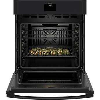 GE 27 Inch Smart Built-In Wall Oven with 4.3 cu. ft. Capacity, True European Convection, Air Fry, Temperature Probe, Hidden Bake Element, Proof Mode, LCD Display, Self Clean, Control Lock, Sabbath Mode, and ADA Compliant: Black — thumbnail 9