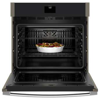 GE 30 Inch Smart Built-In Wall Oven with 5.0 cu. ft. Capacity, True European Convection, Air Fry, Temperature Probe, Hidden Bake Element, Proof Mode, LCD Display, Self Clean, Control Lock, Sabbath Mode, OU/CRC Certified and ADA Compliant: Black/stainlesssteel — thumbnail 10