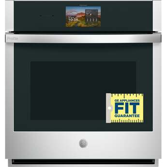 GE Profile 27 Inch Smart Built-In Convection Single Wall Oven With No Preheat Air Fry, Precision Cooking, and Microphone: Stainless Steel — thumbnail 2