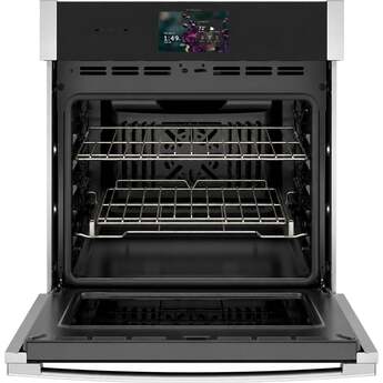 GE Profile 27 Inch Smart Built-In Convection Single Wall Oven With No Preheat Air Fry, Precision Cooking, and Microphone: Stainless Steel — thumbnail 3