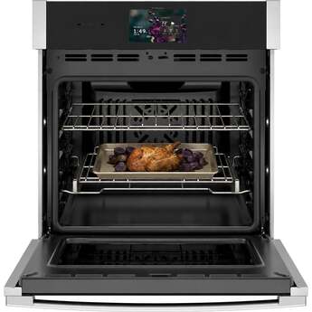 GE Profile 27 Inch Smart Built-In Convection Single Wall Oven With No Preheat Air Fry, Precision Cooking, and Microphone: Stainless Steel — thumbnail 4