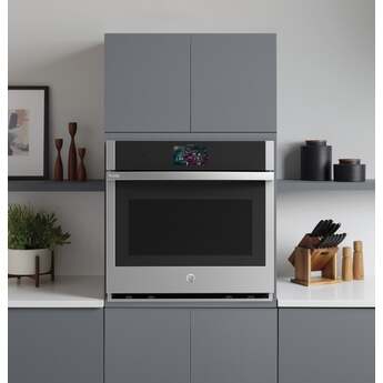 GE Profile 27 Inch Smart Built-In Convection Single Wall Oven With No Preheat Air Fry, Precision Cooking, and Microphone: Stainless Steel — thumbnail 5