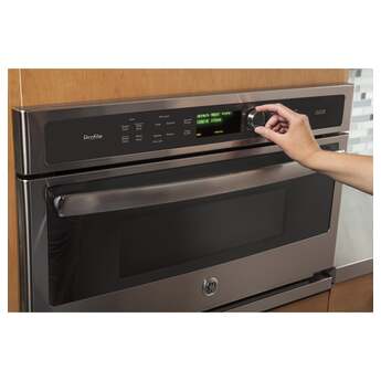 GE Profile Advantium 27" Stainless Steel Electric Single Wall Oven - Convection - Speed Oven — thumbnail 3