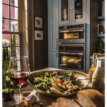 GE Profile Advantium 30" Slate Electric Single Wall Oven - Convection - Speed Oven — thumbnail 2
