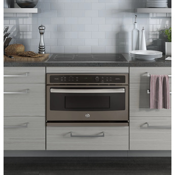GE Profile Advantium 30" Slate Electric Single Wall Oven - Convection - Speed Oven — thumbnail 4