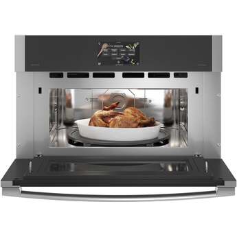 GE 30 Inch Single Electric Smart Wall Oven with 1.7 cu. ft. Convection Oven, Advantium Technology, Speedcook (120V), Steam Clean, In-Oven Camera, and 7" Touchscreen Display: Stainless Steel — thumbnail 33