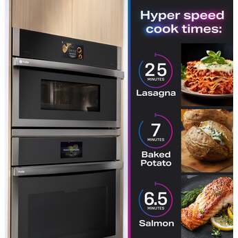 GE 30 Inch Single Electric Smart Wall Oven with 1.7 cu. ft. Convection Oven, Advantium Technology, Speedcook (240V), Steam Clean, In-Oven Camera, and 7" Touchscreen Display: Stainless Steel — thumbnail 17