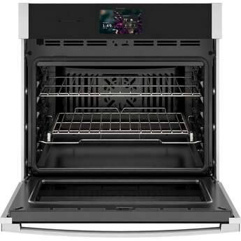 GE Profile 30 Inch Smart Built-In Convection Single Wall Oven With No Preheat Air Fry, Precision Cooking, and Microphone: Stainless Steel — thumbnail 3