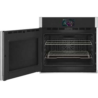 GE Profile 30 Inch Smart Built-In Convection Single Wall Oven With No Preheat Air Fry, Precision Cooking, and Microphone: Stainless Steel, Left Hinge — thumbnail 2