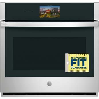 GE Profile 30 Inch Smart Built-In Convection Single Wall Oven Stainless With In-Oven Camera, No Preheat Air Fry, and Microphone: Stainless Steel — thumbnail 2