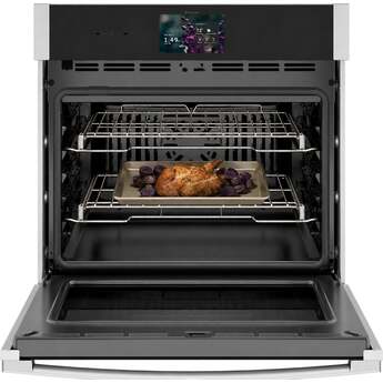 GE Profile 30 Inch Smart Built-In Convection Single Wall Oven Stainless With In-Oven Camera, No Preheat Air Fry, and Microphone: Stainless Steel — thumbnail 4