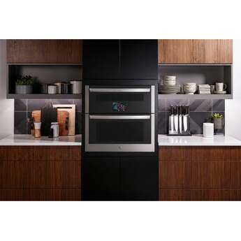 GE Profile 30 Inch Smart Built-In Twin Flex Convection Wall Oven: Stainless Steel — thumbnail 4