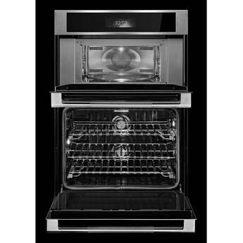 Jenn Air 30 Inch Double Combination Smart Electric Wall Oven with 6.4 cu. ft. Oven Capacity, V2? Vertical Dual-Fan True Convection, Air Fry, Speed-Cook and 7.8 Full-Color Ultra Wide LCD Display: Rise — thumbnail 8