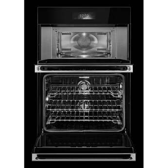 Jenn Air 30 Inch Double Combination Smart Electric Wall Oven with 6.4 cu. ft. Oven Capacity, V2? Vertical Dual-Fan True Convection, Air Fry, Speed-Cook and 7.8 Full-Color Ultra Wide LCD Display: Noir — thumbnail 12