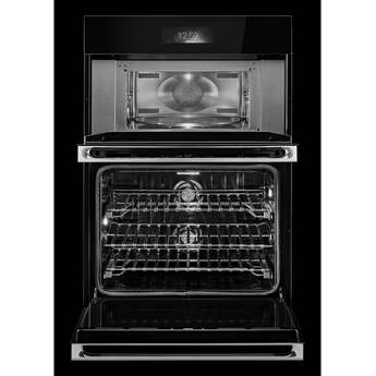 Jenn Air 30 Inch Double Combination Smart Electric Wall Oven with 6.4 cu. ft. Oven Capacity, V2? Vertical Dual-Fan True Convection, Air Fry, Speed-Cook and 7.8 Full-Color Ultra Wide LCD Display: Noir — thumbnail 17