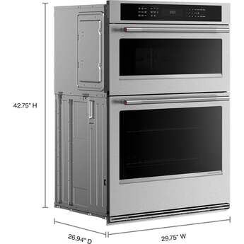 KitchenAid 30 Inch Combination Wall Oven With Air Fry Mode: Stainless Steel — thumbnail 2