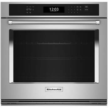 KitchenAid KOES530PSS 30 Inch Single Electric Wall Oven Stainless Steel