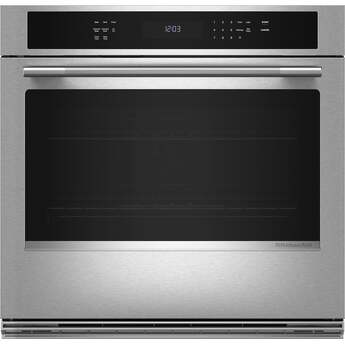 KitchenAid 30 Inch Single Wall Oven With Air Fry Mode: Stainless Steel