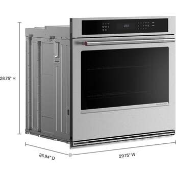 KitchenAid 30 Inch Single Wall Oven With Air Fry Mode: Stainless Steel — thumbnail 14