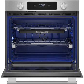 KitchenAid KOES727SPS 27 Inch Smart Single Wall Oven PrintShield Stainless Steel — thumbnail 3