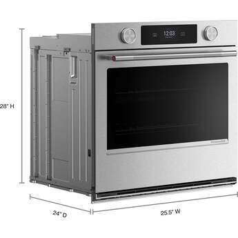 KitchenAid KOES727SPS 27 Inch Smart Single Wall Oven PrintShield Stainless Steel — thumbnail 7