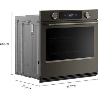 KitchenAid KOES730SBE 30 Inch Smart Single Wall Oven Black Ore — thumbnail 11