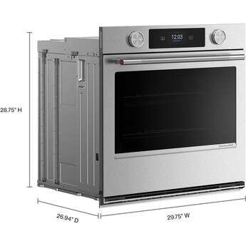 KitchenAid KOES730SPS 30 Inch Smart Single Wall Oven PrintShield Stainless Steel — thumbnail 13