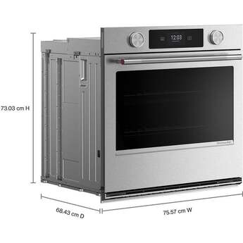 KitchenAid 900 Series  Single Wall Oven With In Oven Camera: Stainless Steel — thumbnail 3