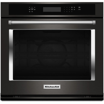 Kitchen Aid KitchenAid 30" Black Stainless Steel Electric Wall Oven - Convection