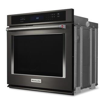 Kitchen Aid KitchenAid 30" Black Stainless Steel Electric Wall Oven - Convection — thumbnail 3