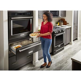 Kitchen Aid KitchenAid 30" Black Stainless Steel Electric Wall Oven - Convection — thumbnail 5