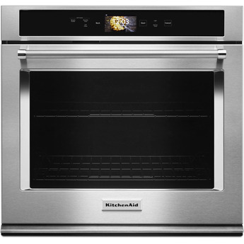 Kitchen Aid KitchenAid 30" 5.0 cu. ft. Stainless Steel Electric Single Wall Oven with Powere